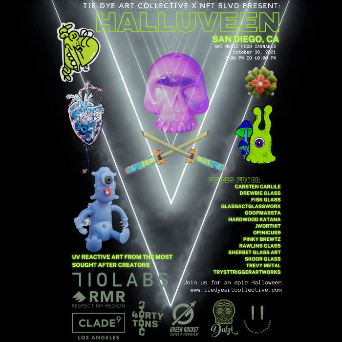 Tie Dye Art Collective & NFT BLVD Present: HALLUVEEN!